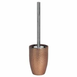 Grosses soldes 👍 Spirella Brosse Wc avec support Céramique DARWIN 🔨 HAMMERED Cuivré 🤩