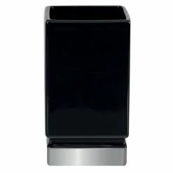 Acheter 🥰 Spirella Gobelet Céramique ROMA Noir & Argent 🤩