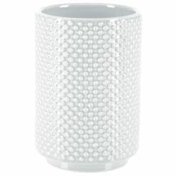 Sortie ✔️ Spirella Gobelet Faience MERO Blanc 🔔