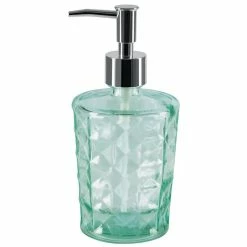 Remise 🌟 Spirella Distributeur de savon Verre recyclé CARLA Vert 💯