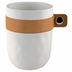 Meilleur prix ✨ Spirella Gobelet Polyrésine LIO Blanc ✔️