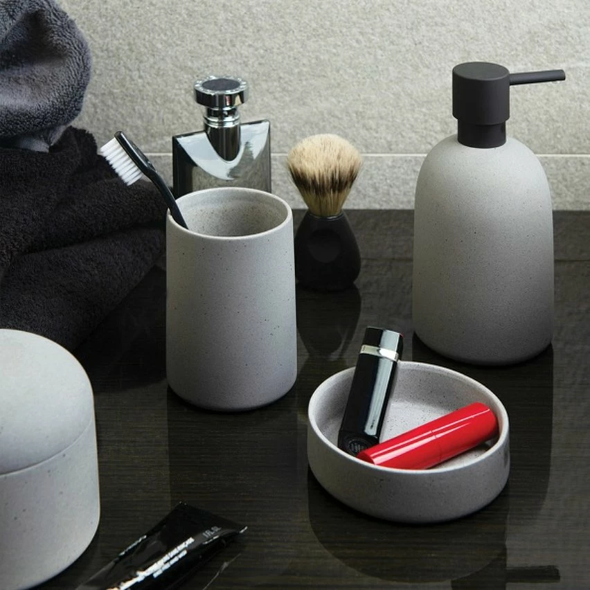 Sortie ⌛ Spirella Porte savon Céramique GEMMA Gris 👏 3 Sortie ⌛ Spirella Porte savon Céramique GEMMA Gris 👏 – Image 3