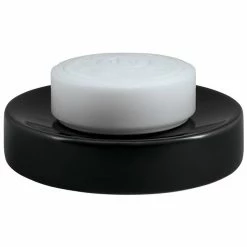 Sortie 👍 Spirella Porte savon Céramique JARO Noir 👏