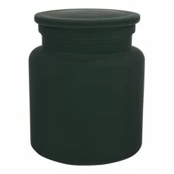 Nouveau 🌟 Spirella Boite à cotons Verre YOKO Misty Vert ⭐