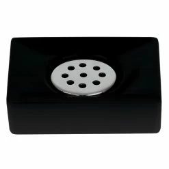 Le moins cher ⭐ Spirella Porte savon Céramique QUADRO MATT Noir mat 🥰