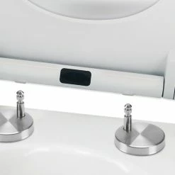Acheter 😉 Spirella Abattant WC Thermo Dur EASY CLIP Blanc - Charnières Inox ❤️ -Métal Soldes 7610583209467 3