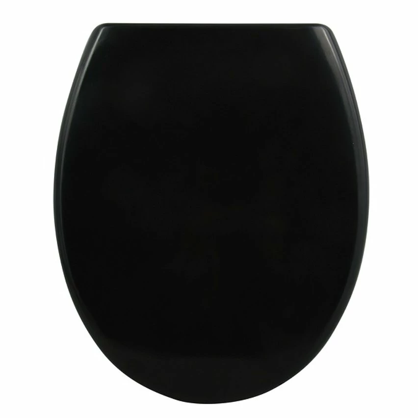 Nouveau 👏 Spirella Abattant WC Thermo Dur EASY CLIP Noir - Charnières Inox ✨ 1 Nouveau 👏 Spirella Abattant WC Thermo Dur EASY CLIP Noir - Charnières Inox ✨