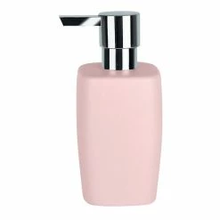 Offres 🤩 Spirella Distributeur de savon Céramique RETRO Rose pastel ✔️