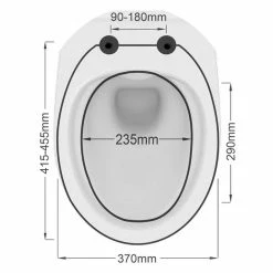 Remise 😀 Spirella Abattant WC PP HARRY Blanc - Charnières Zinc ⌛ -Métal Soldes 7610583294708 6 1