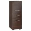 Le moins cher 😉 Hucoco ASTORIA - Armoire Colonne de salle de bain contemporaine 85x30x30 cm - Meuble de rangement design moderne - Tiroir 2 portes - Wenge 🔔