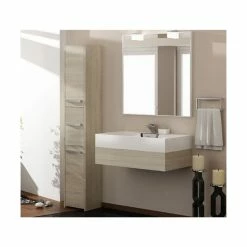 De gros 🎉 Hucoco VERONA - Colonne de salle de bain 30x30x170 - Meuble de rangement salle de bain - Armoire Toilette - sonoma ⭐ 5 De gros 🎉 Hucoco VERONA - Colonne de salle de bain 30x30x170 - Meuble de rangement salle de bain - Armoire Toilette - sonoma ⭐ -Métal Soldes 7625902034026 3