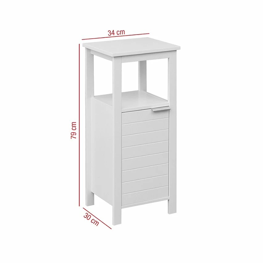 Vente flash ⭐ Mobili Rebecca Rebecca Mobili Armoire de salle de bains à portes en bois blanc, peu encombrante 🥰 3 Vente flash ⭐ Mobili Rebecca Rebecca Mobili Armoire de salle de bains à portes en bois blanc, peu encombrante 🥰 – Image 3