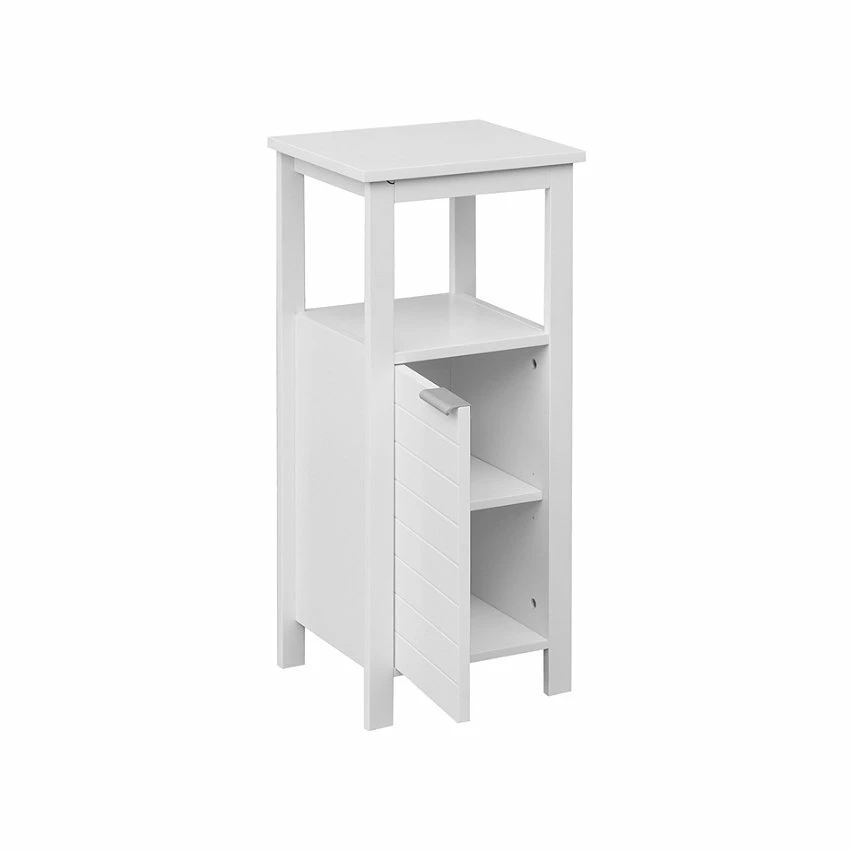 Vente flash ⭐ Mobili Rebecca Rebecca Mobili Armoire de salle de bains à portes en bois blanc, peu encombrante 🥰 4 Vente flash ⭐ Mobili Rebecca Rebecca Mobili Armoire de salle de bains à portes en bois blanc, peu encombrante 🥰 – Image 4