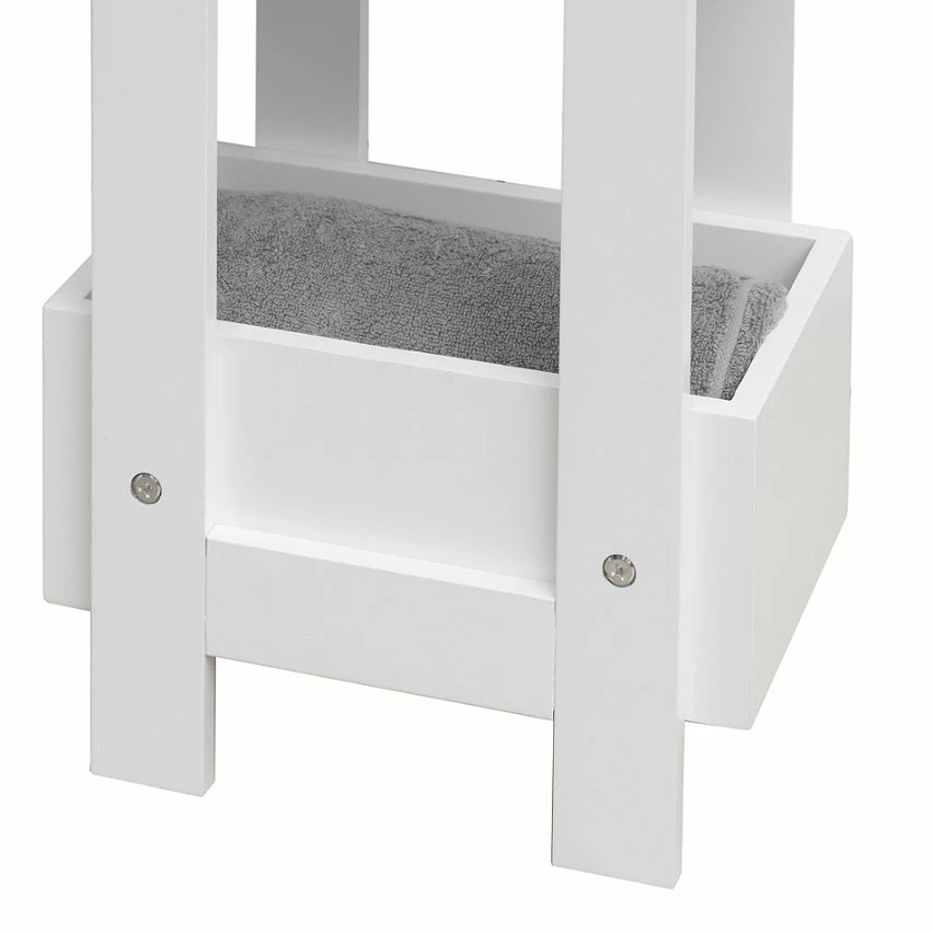 Tout neuf 😉 Mobili Rebecca Rebecca Mobili Porte-échelle de cuisine avec 3 Etagères en bois blanc Meubles de salle de bains Modernes ⭐ 5 Tout neuf 😉 Mobili Rebecca Rebecca Mobili Porte-échelle de cuisine avec 3 Etagères en bois blanc Meubles de salle de bains Modernes ⭐ – Image 5