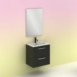 Vente flash 💯 Amizuva Set HONE H.50 x L.50 x P.35, effet Anthracite Brillant 👏 12 Vente flash 💯 Amizuva Set HONE H.50 x L.50 x P.35, effet Anthracite Brillant 👏 -Métal Soldes 8414623396570 5