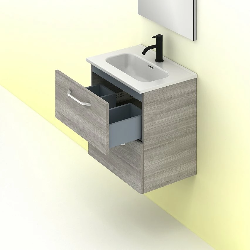 Bon marché 🤩 Amizuva Set HONE H.50 x L.50 x P.35, effet Gris Sablé 🌟 7 Bon marché 🤩 Amizuva Set HONE H.50 x L.50 x P.35, effet Gris Sablé 🌟 – Image 7