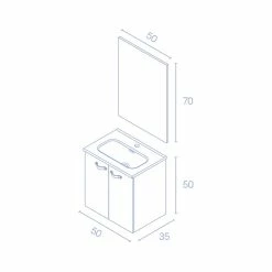 Tout neuf 🤩 Amizuva Set ANEKO H.50 x L.50 x P.35, effet blanc brillant ❤️ 9 Tout neuf 🤩 Amizuva Set ANEKO H.50 x L.50 x P.35, effet blanc brillant ❤️ -Métal Soldes 8414623396655 4