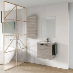 Offres 🎉 Amizuva Set ANEKO H.50 x L.50 x P.35, effet Gris Sablé 🧨 -Métal Soldes 8414623396679 3