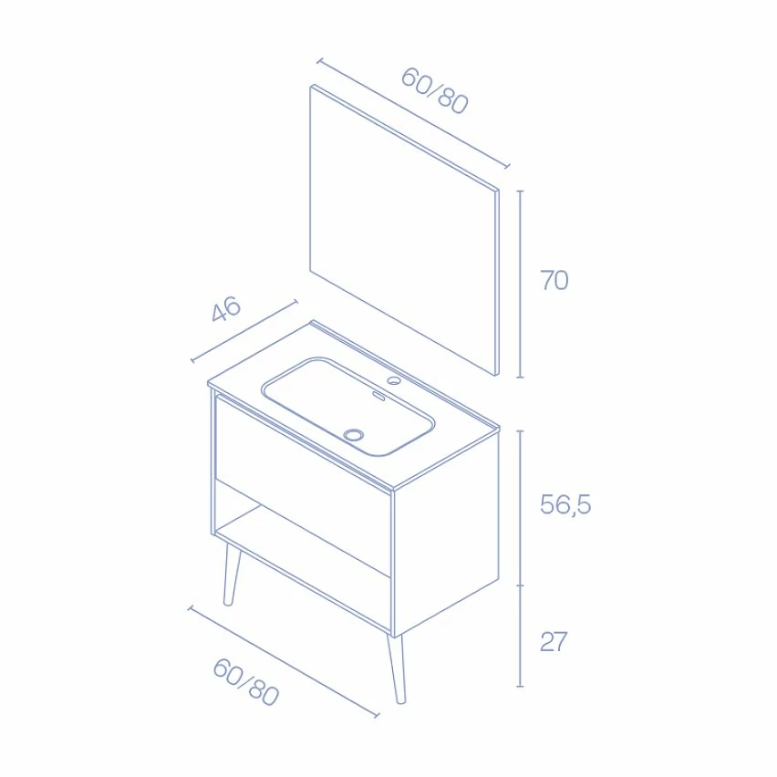 Top 10 đ Amizuva Meuble simple vasque NARA avec un tiroir et un niche H.56,5 x L.80 x P.46 , effet Blanco Mate/ ChĂȘne sablĂ© | Il comprend la vasque en cĂ©ramique đ 5 Top 10 đ Amizuva Meuble simple vasque NARA avec un tiroir et un niche H.56,5 x L.80 x P.46 , effet Blanco Mate/ ChĂȘne sablĂ© | Il comprend la vasque en cĂ©ramique đ â Image 5