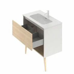 Top 10 đ Amizuva Meuble simple vasque NARA avec un tiroir et un niche H.56,5 x L.80 x P.46 , effet Blanco Mate/ ChĂȘne sablĂ© | Il comprend la vasque en cĂ©ramique đ 11 Top 10 đ Amizuva Meuble simple vasque NARA avec un tiroir et un niche H.56,5 x L.80 x P.46 , effet Blanco Mate/ ChĂȘne sablĂ© | Il comprend la vasque en cĂ©ramique đ -MĂ©tal Soldes 8414623501967 6 1