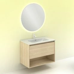 Meilleure affaire đ Amizuva Meuble simple vasque NIWA avec un tiroir et un niche H.56,5 x L.80 x P.46 , effet ChĂȘne sablĂ© | Il comprend la vasque en cĂ©ramique đ 10 Meilleure affaire đ Amizuva Meuble simple vasque NIWA avec un tiroir et un niche H.56,5 x L.80 x P.46 , effet ChĂȘne sablĂ© | Il comprend la vasque en cĂ©ramique đ -MĂ©tal Soldes 8414623502025 5