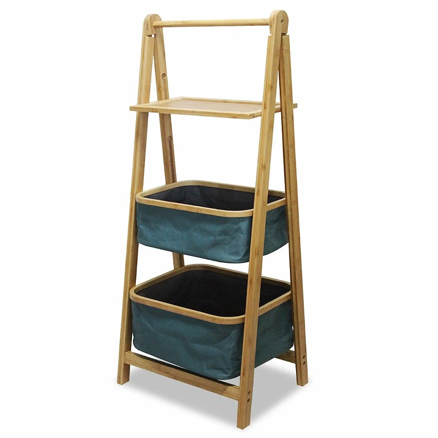 Le moins cher ✔️ Urban Living Étagère de salle de bain en bambou avec paniers 45x34xH109 cm 🧨 1 Le moins cher ✔️ Urban Living Étagère de salle de bain en bambou avec paniers 45x34xH109 cm 🧨