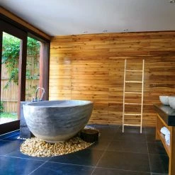 Promo 🔔 MSV Porte Serviettes Echelle 6 niveaux Bambou 🥰 -Métal Soldes 8422914500209 3