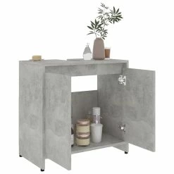 Meilleur prix đ vidaXL Armoire de salle de bain Gris bĂ©ton 60x33x61 cm AgglomĂ©rĂ© â 7 Meilleur prix đ vidaXL Armoire de salle de bain Gris bĂ©ton 60x33x61 cm AgglomĂ©rĂ© â -MĂ©tal Soldes 8720286015933 3