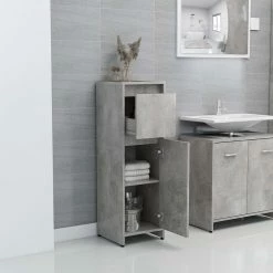 Meilleur prix đ vidaXL Armoire de salle de bain Gris bĂ©ton 60x33x61 cm AgglomĂ©rĂ© â 8 Meilleur prix đ vidaXL Armoire de salle de bain Gris bĂ©ton 60x33x61 cm AgglomĂ©rĂ© â -MĂ©tal Soldes 8720286016114 3