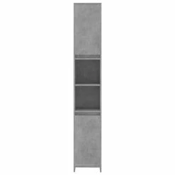 Promo 🎁 vidaXL Armoire de salle de bain Gris béton 30x30x183,5 cm Aggloméré ✨ 5 Promo 🎁 vidaXL Armoire de salle de bain Gris béton 30x30x183,5 cm Aggloméré ✨ -Métal Soldes 8720286016206 5